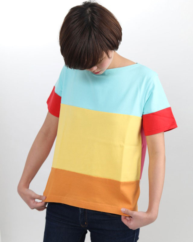 Colorful 2way T-SHIRT 01