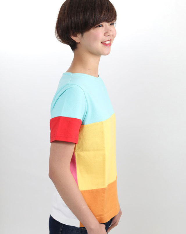 Colorful 2way T-SHIRT 01