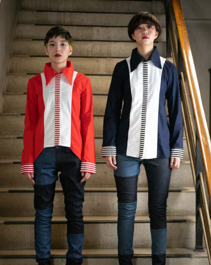 BIG collar shirt