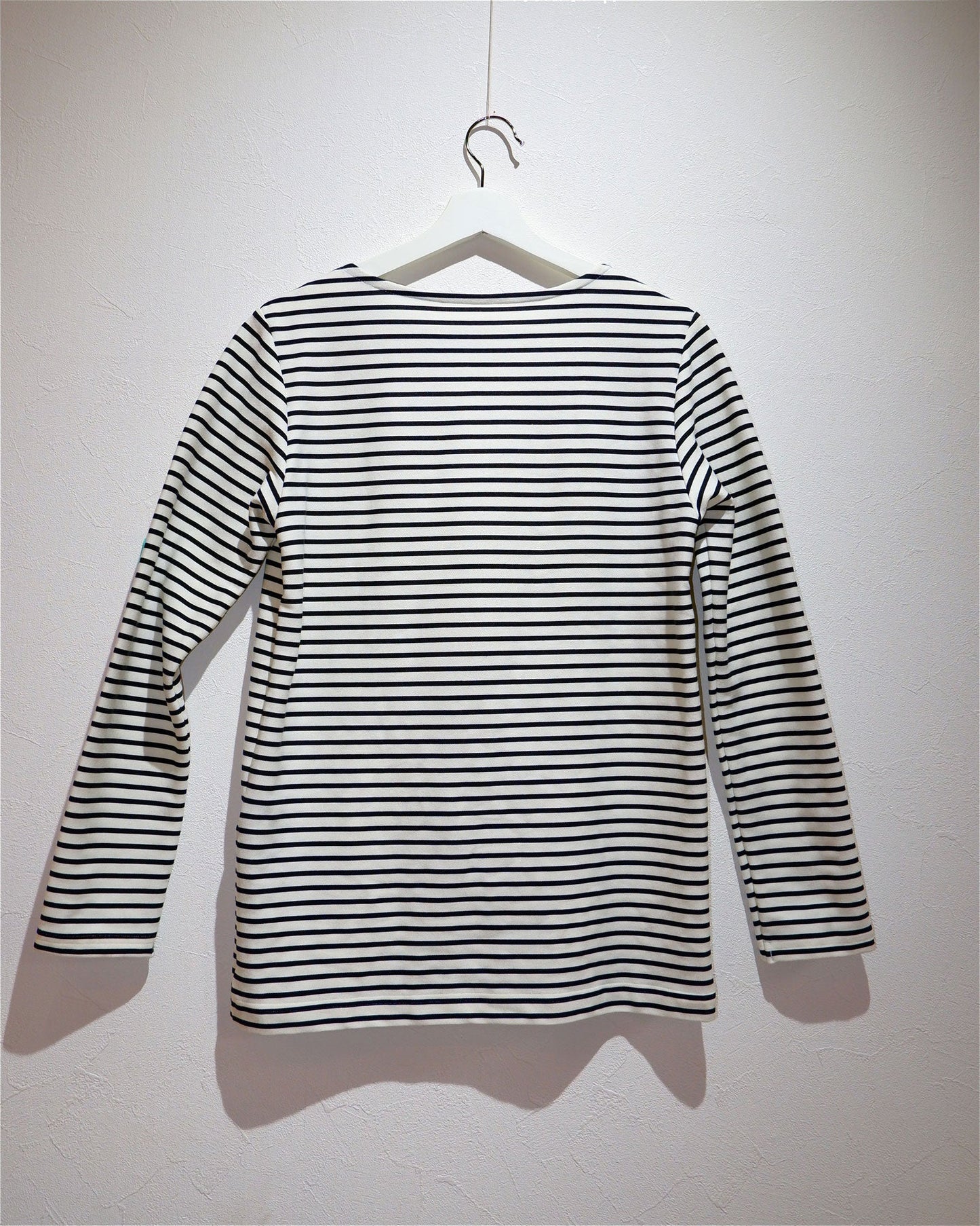 ○△□ white【ボーダーロングTシャツ】