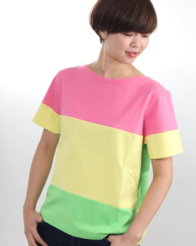 Colorful 2way T-SHIRT 05